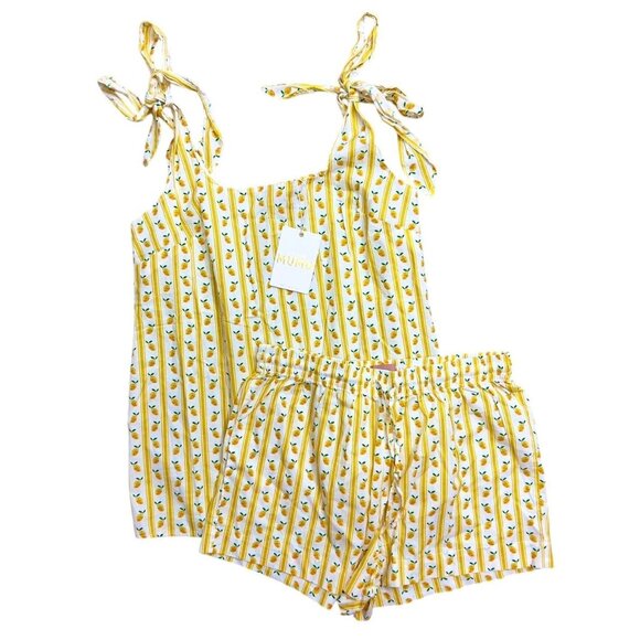 Show Me Your MuMu Other - Show Me Your Mumu NWT 🍋 Britt Bow PJ Tank/Shorts Set